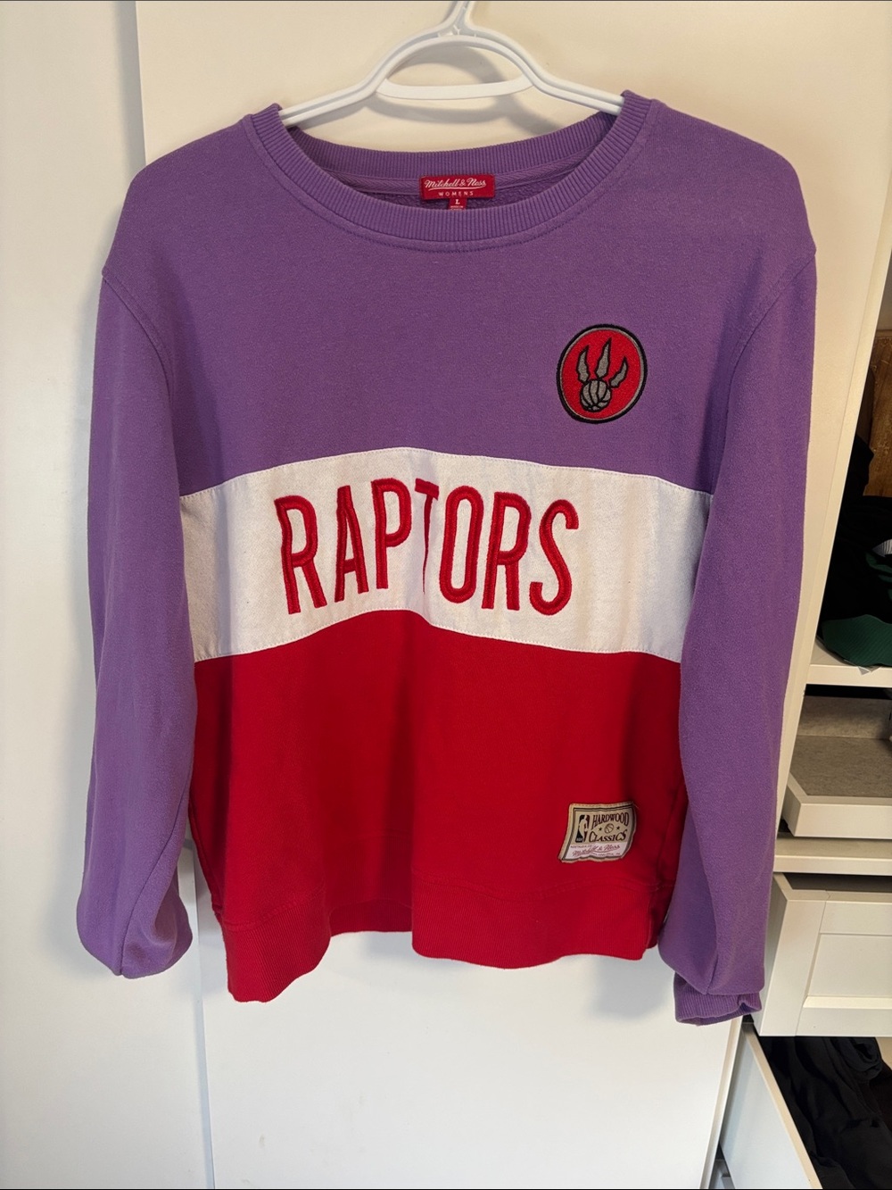 MITCHELL & NESS Crewneck women Toronto Rapters size medium